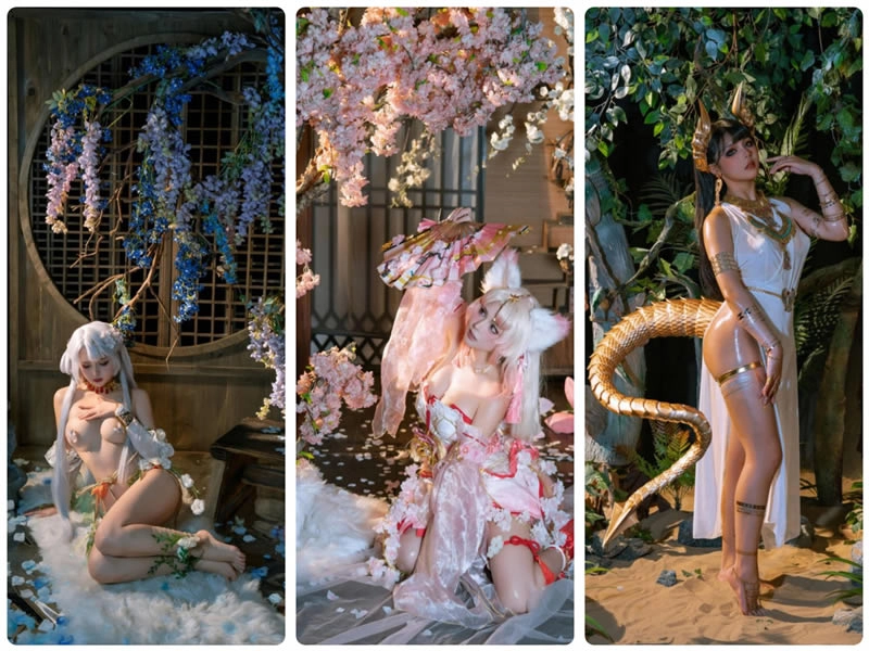 七月喵子 Cosplay写真合集 共 53 期-萌娘社